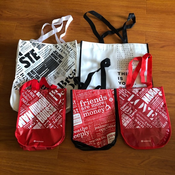 💥3/$35💥Lululeon Bags (Bundle of 5)